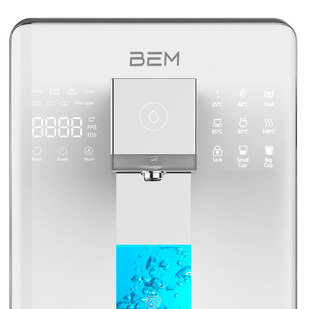 BEM IDA Osmosis table water filter incl. UV lamp and hydrogen generator, without tank