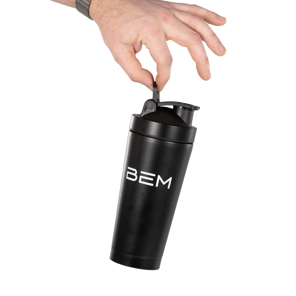 BEM Thermoflasche mit einem Shaker Ball für heiße oder kalte Getränke 750 ml