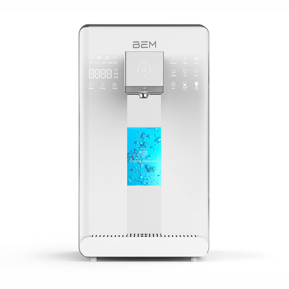 BEM IDA Osmose Tischwasserfilter inkl. UV- Lampe und Hydrogen-Generator, o. Behälter