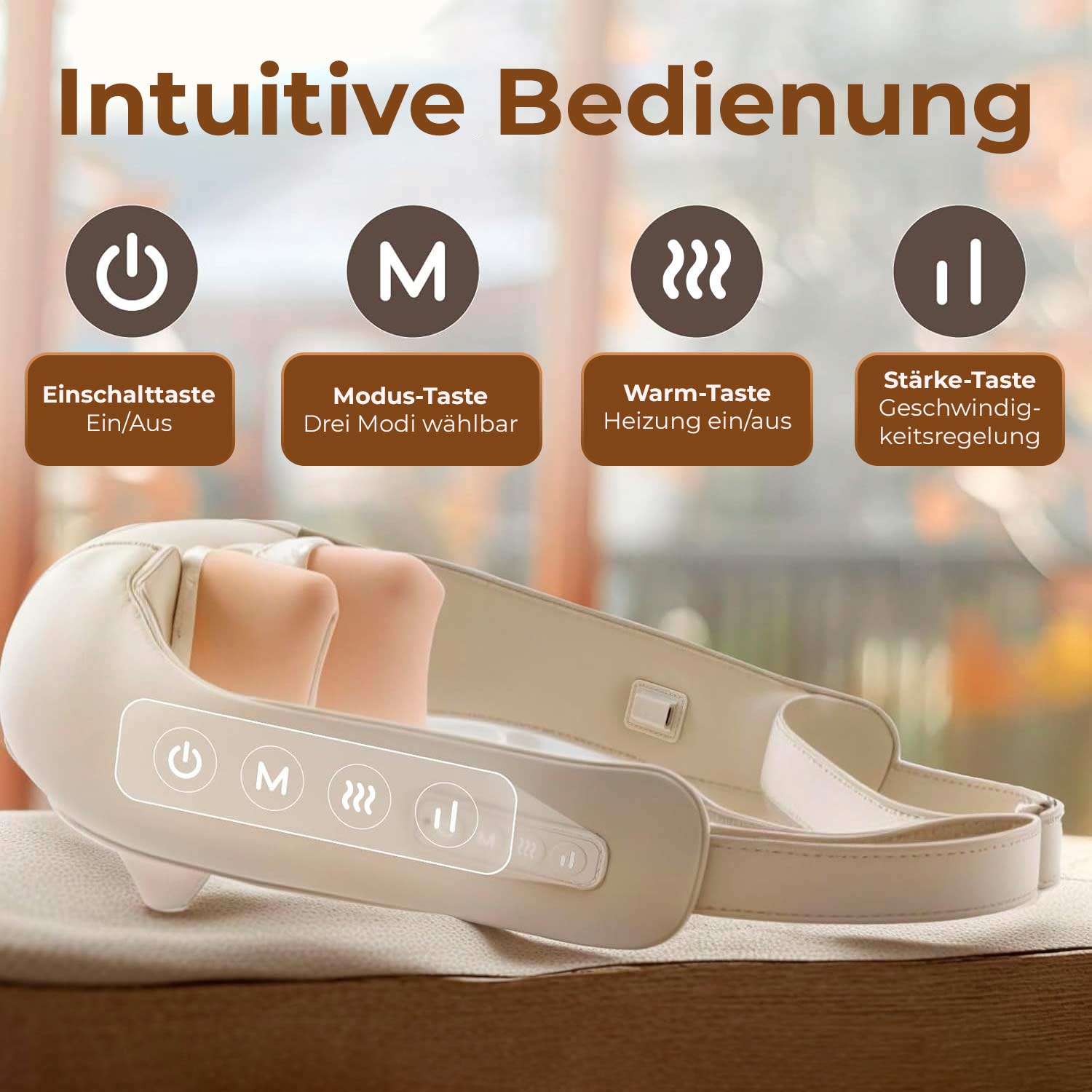 BEM Multi Relax - Shoulder and neck massager | Beige | 70202164-2