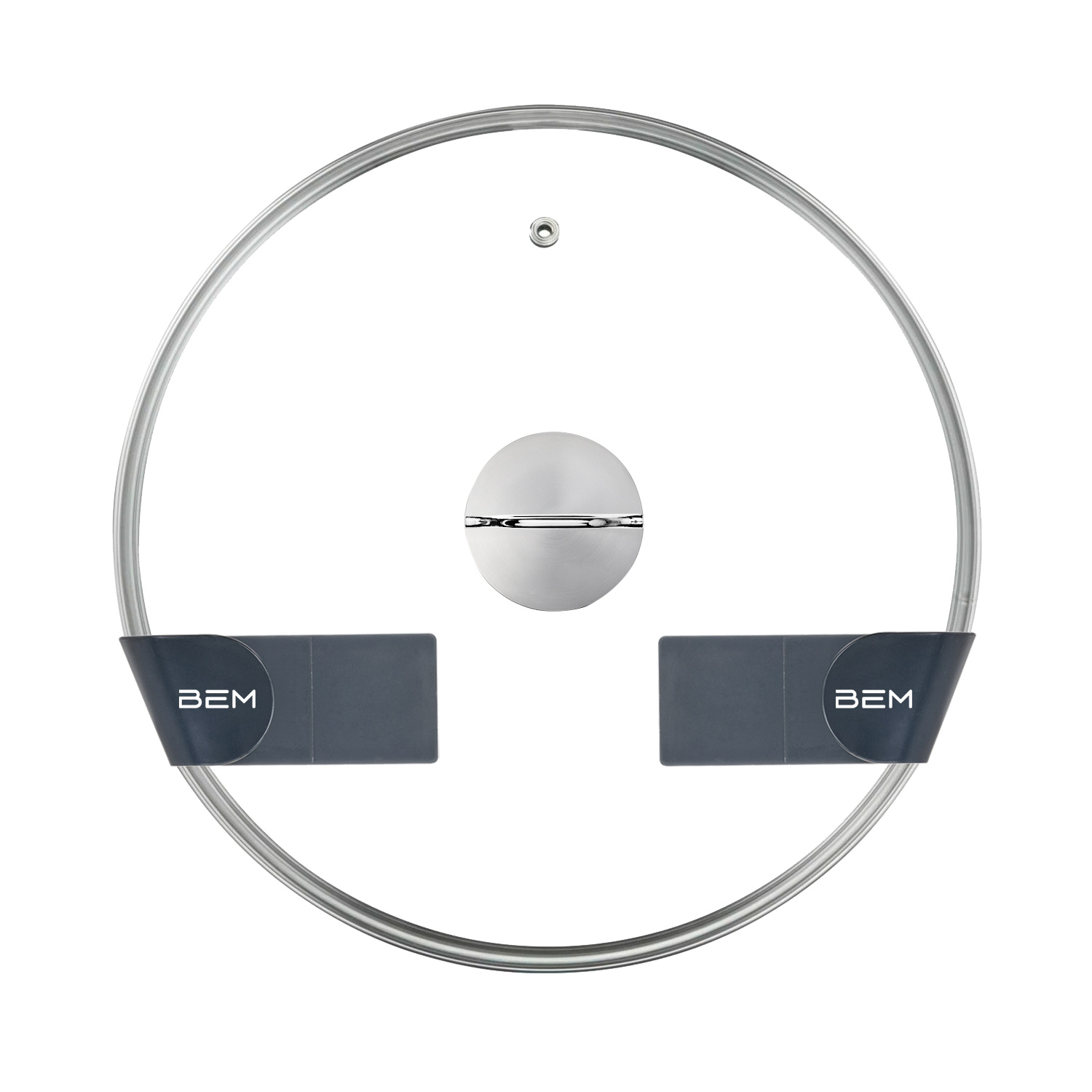 BEM Dampfkocher aus Edelstahl 18/10 mit Glasdeckel, Induktion geeignet 6-tlg. 30 cm