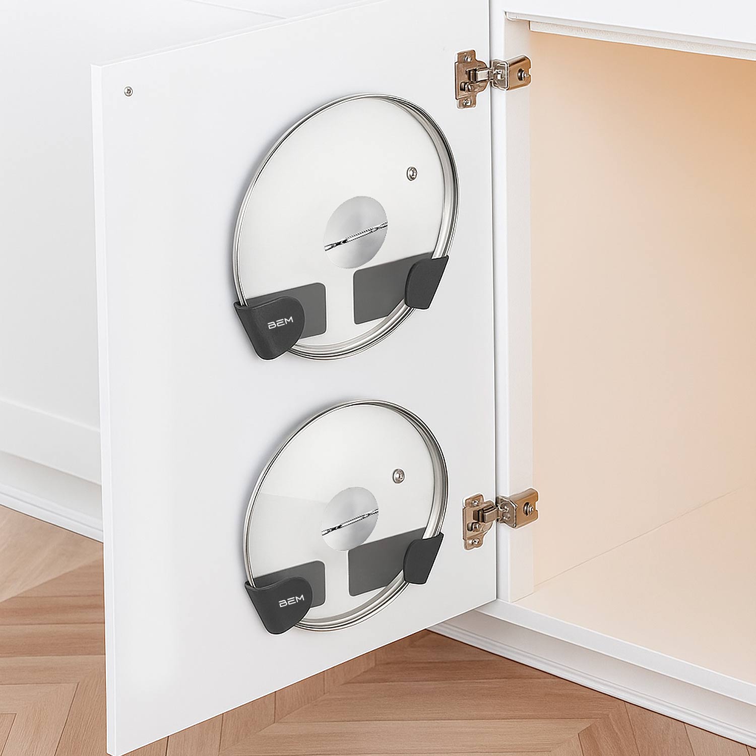 BEM-Deckelhalter, selbstklebend