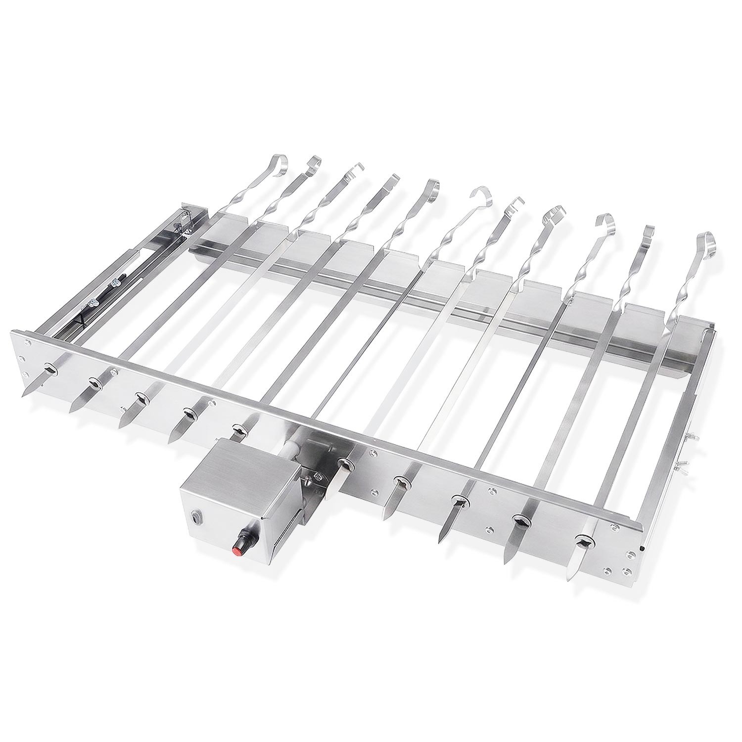 RAMBO GRILL Ares 2.0 — Grill attachment with automatic rotisserie