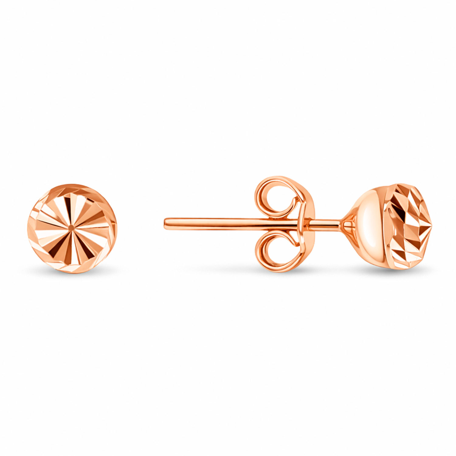 Ohrstecker aus 585er Rotgold