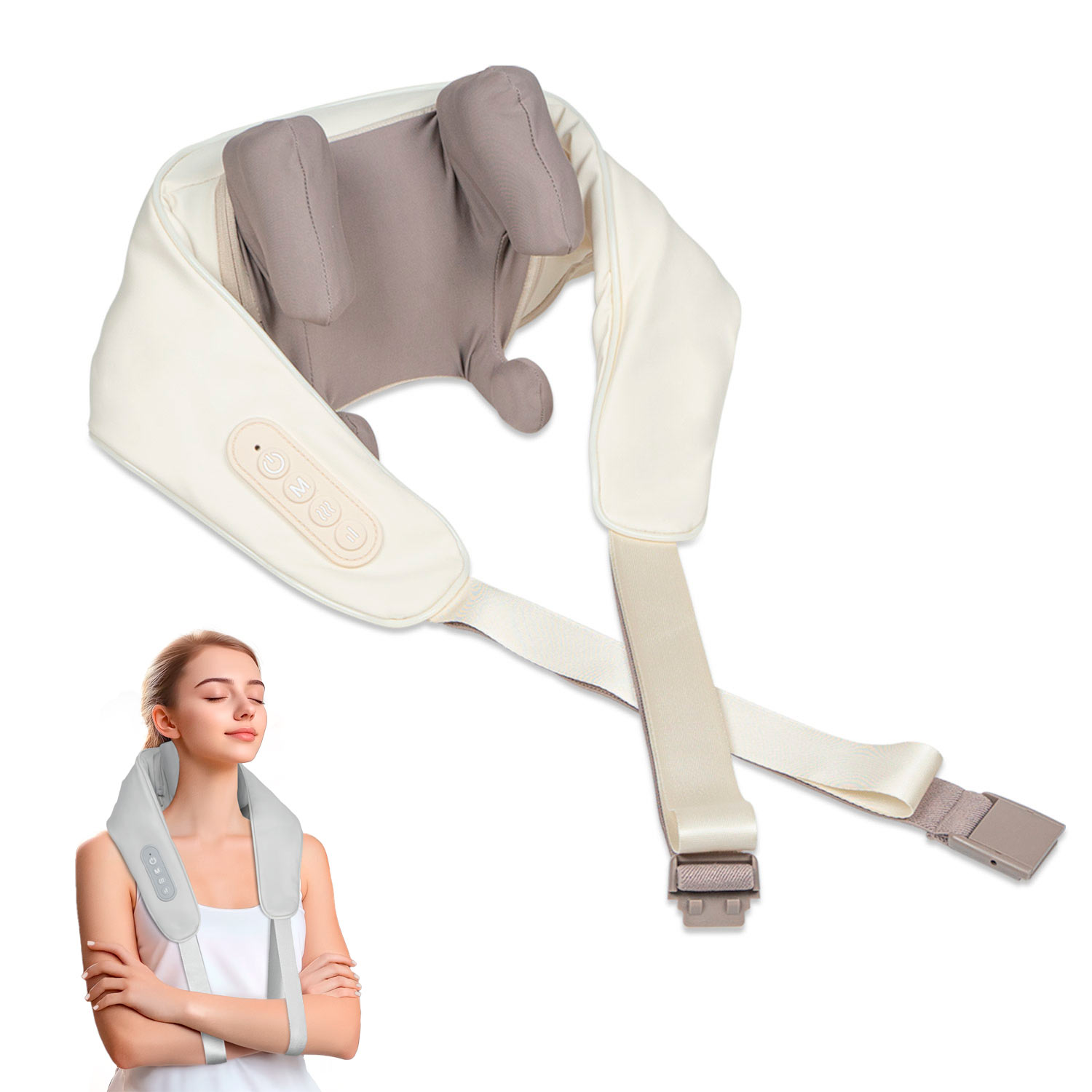 BEM Multi Relax - Shoulder and neck massager | Beige | 70202164-2