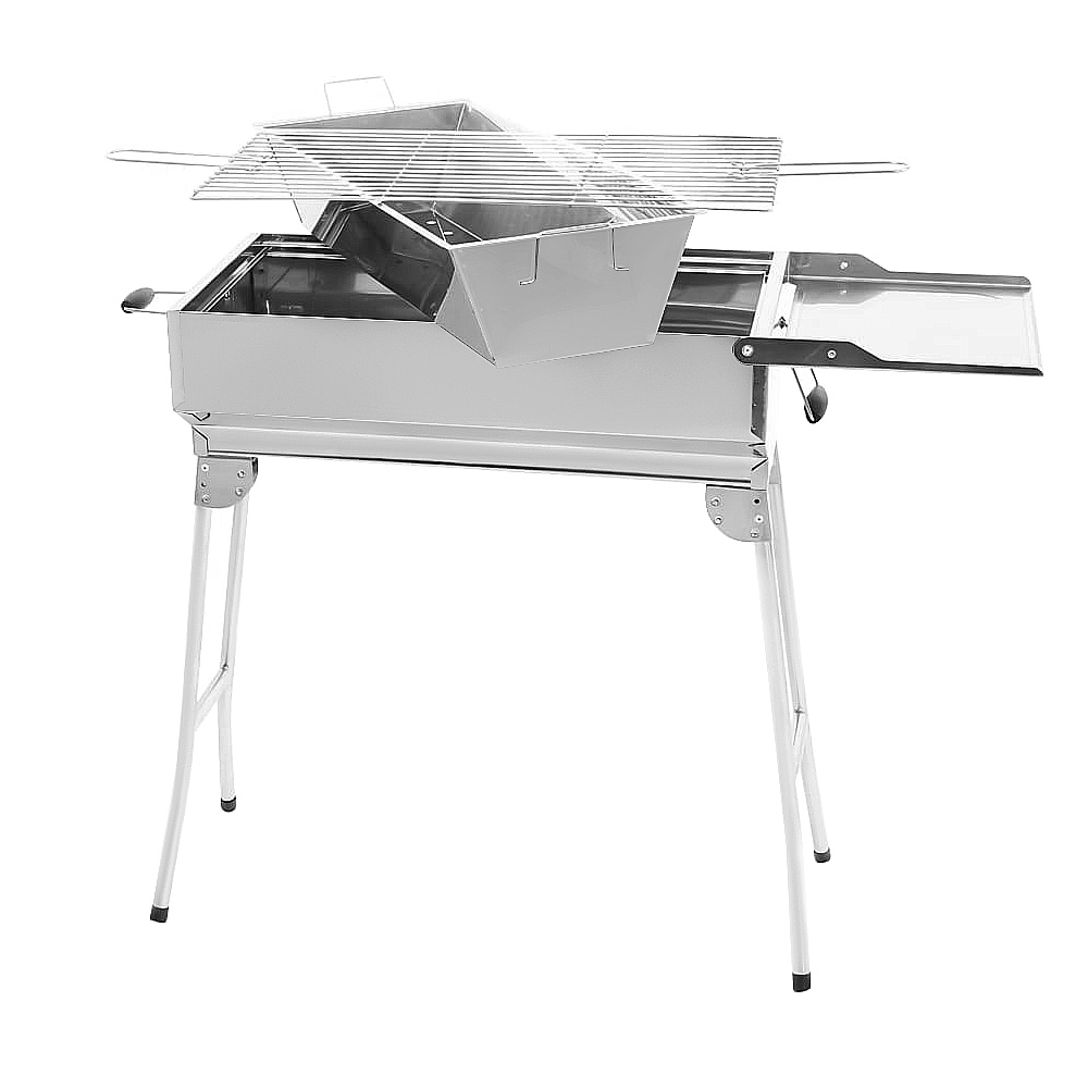 Rambo Grill Argos - hochwertiger Holzkohlegrill aus Edelstahl