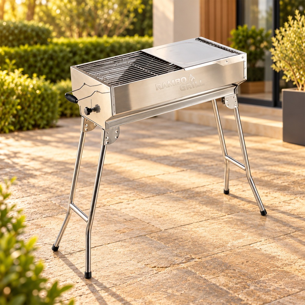 Rambo Grill Argos - высококачественный мангал из нержавеющей стали