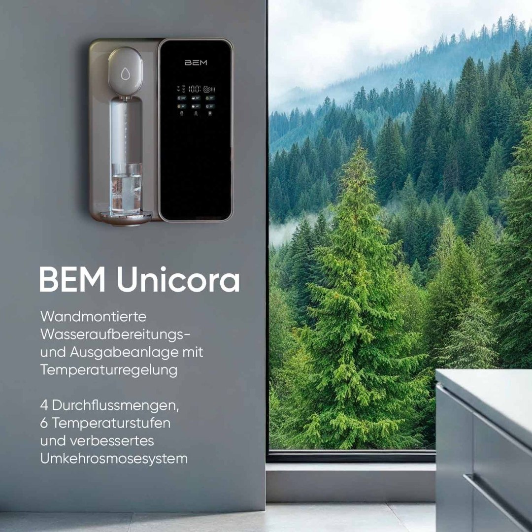 BEM Unicora 2.0 — New Generation! Reverse osmosis water filter with direct connection