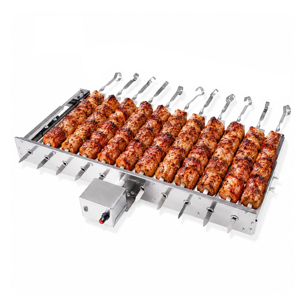 RAMBO GRILL Ares 2.0 — Grill attachment with automatic rotisserie
