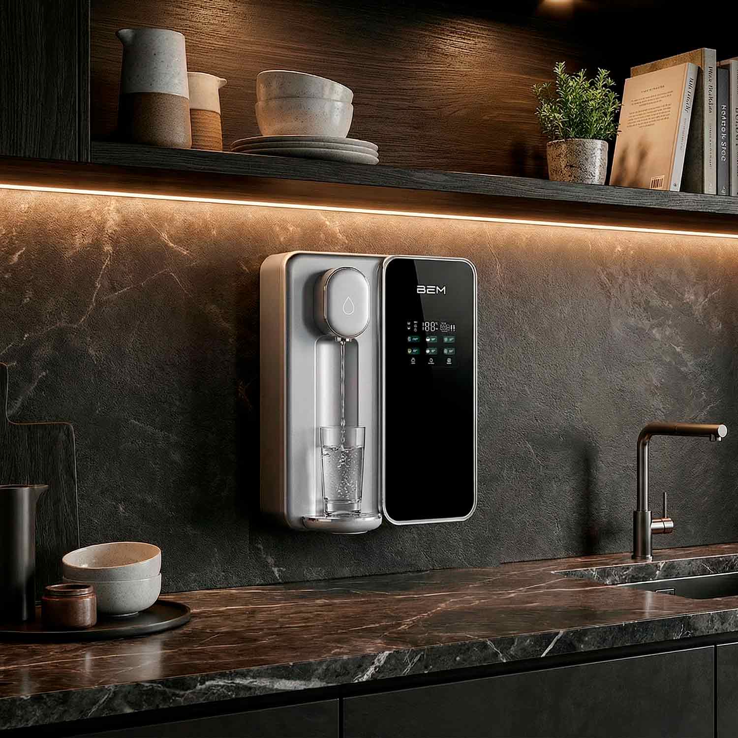 BEM Unicora reverse osmosis water filter with direct connection