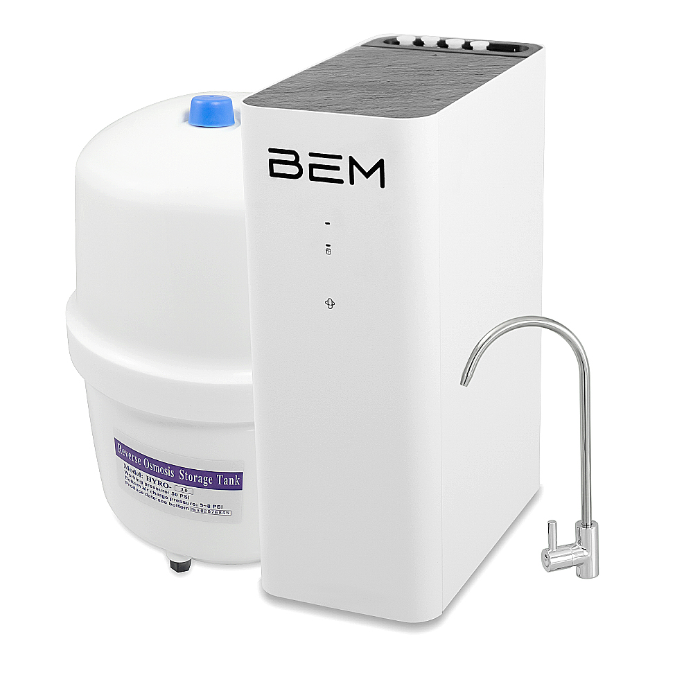 BEM Lisa Wasserfilteranlage mit innovativer Osmose-Membranfiltration für Zuhause, incl. 11 L Wassertank!
