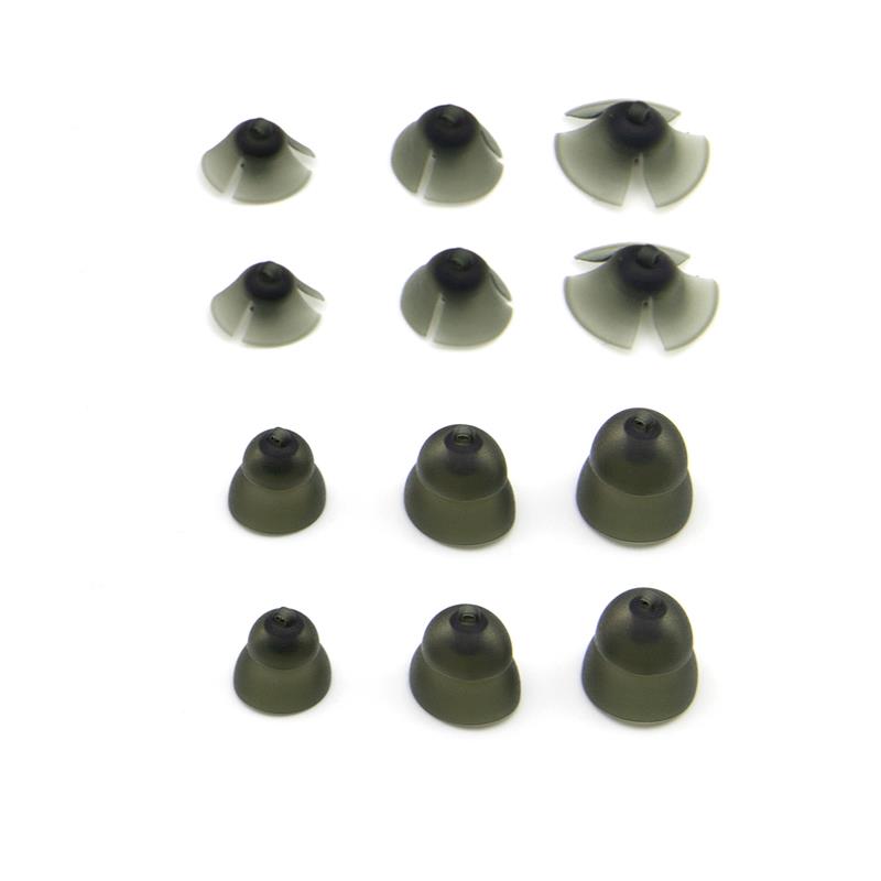 BEM Klario replacement earmolds - set of 12 (S / M / L) open + closed