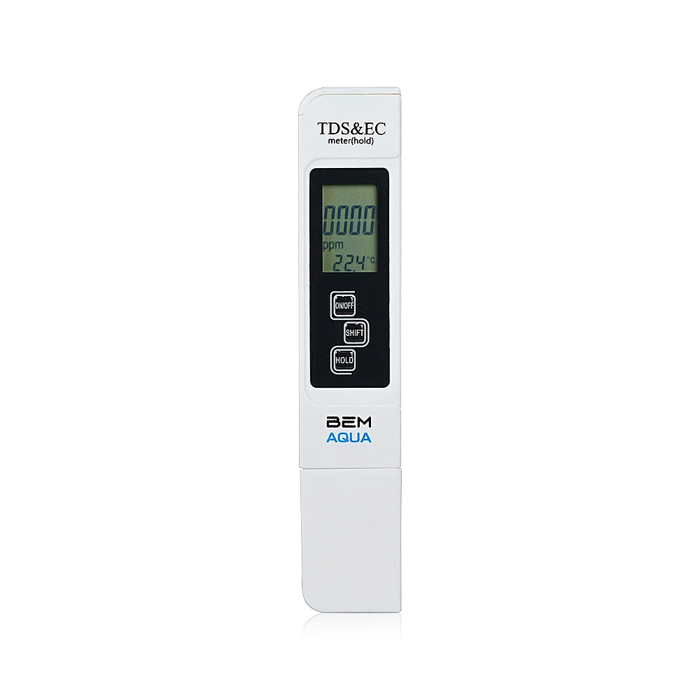 BEM Wassertester - Wassermessgerät Digital TDS für die Kontrolle der Trinkwasserqualität