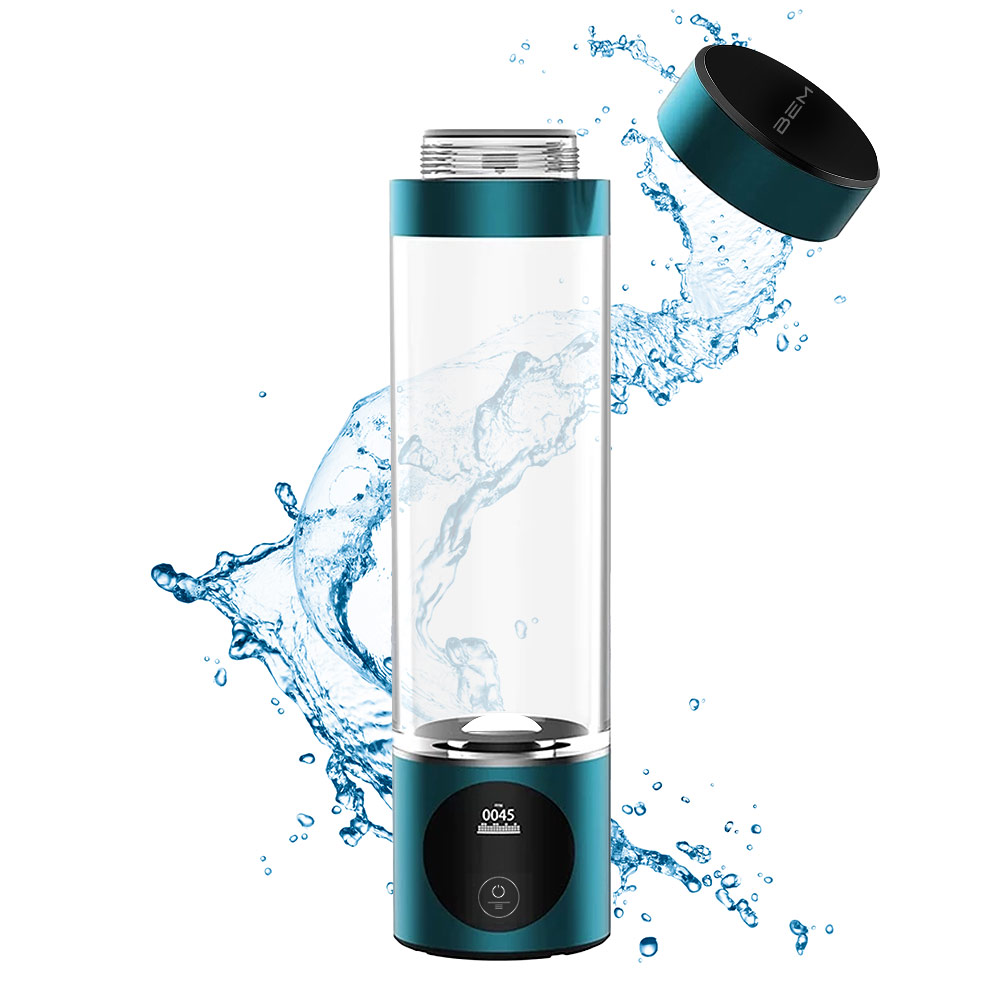 B-Ware BEM EVA Hydrogenflasche 280 ml - Wasserstoff-Wasserflasche mit SPE (PEM) Elektrolyse - Technologie